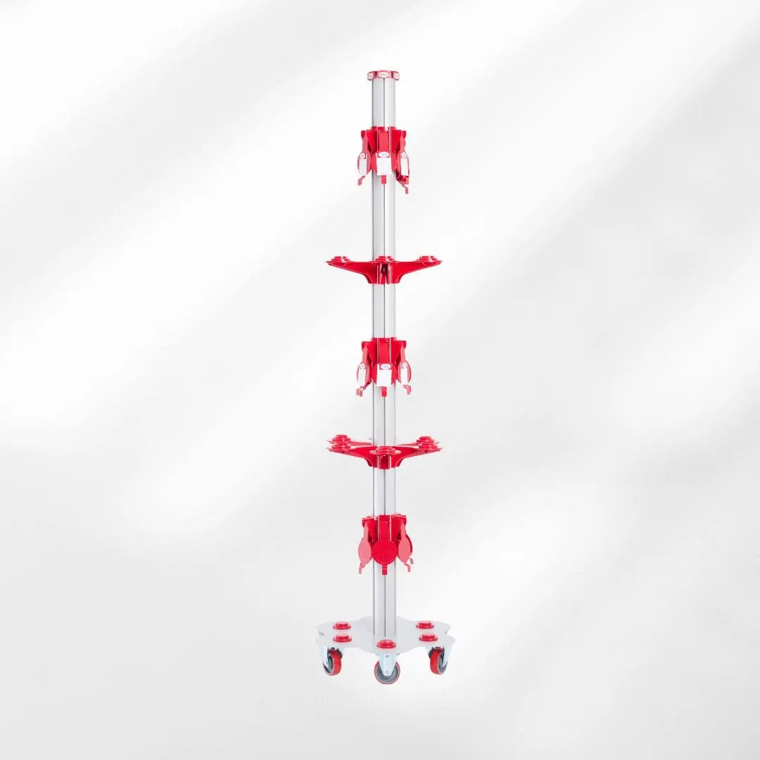 Podium - Fixed and rotative storage cart 12-18 rolls