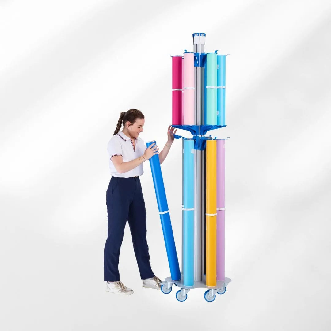 Grand Stock & Roll - Transport cart for 12 to 18 rolls