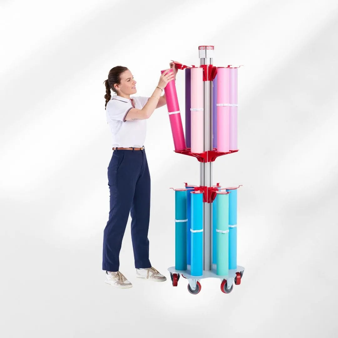 Podium - Feststehender und rotierender Lagerungswagen (6-12 Rollen)