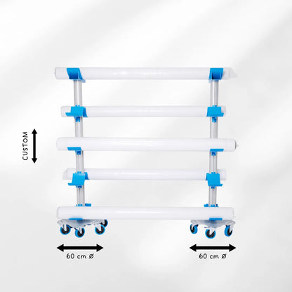 Buddy Roll  - Chariot de stockage (1 à 6 bobines très grand format)