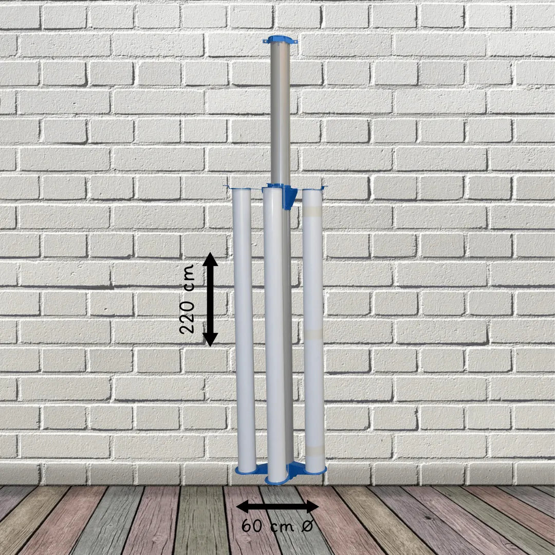 Wally-Up - Wall-mounted storage 3 to 9 large-format rolls