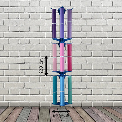 Wally-Up - Wall-mounted storage 3 to 9 large-format rolls